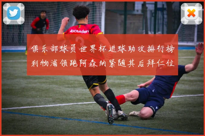俱乐部球员世界杯进球助攻排行榜利物浦领跑阿森纳紧随其后拜仁位列第三